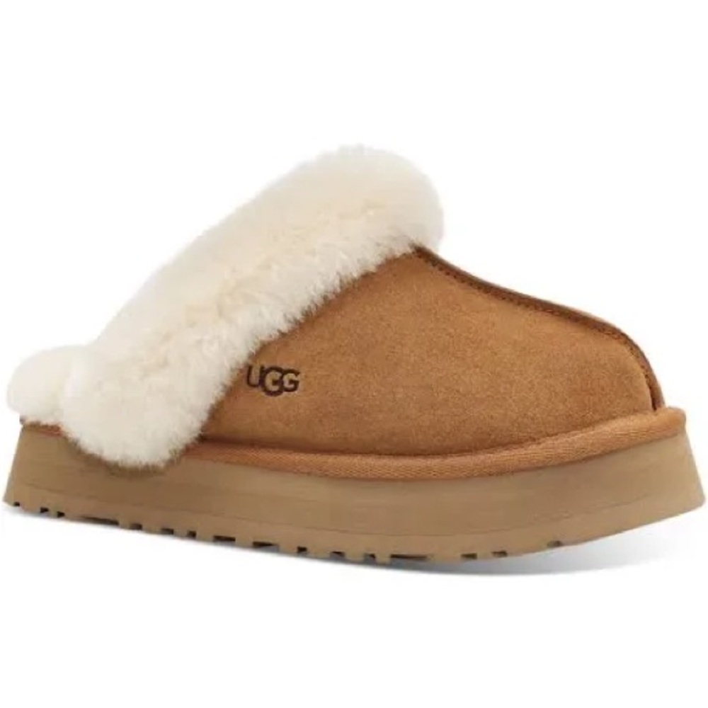 UGG Women's Tan Sheepskin Slippers
